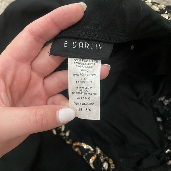 2 Piece halter homecoming dress - Picture 3 of 3